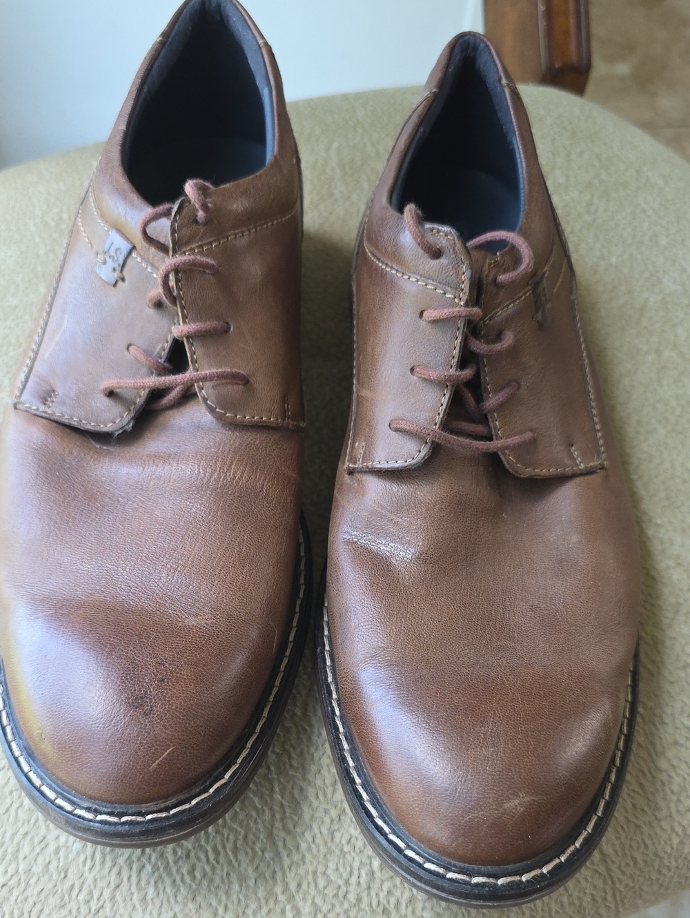 Josef Seibel Men's Brown Leather Derby Oxfords Item#1072